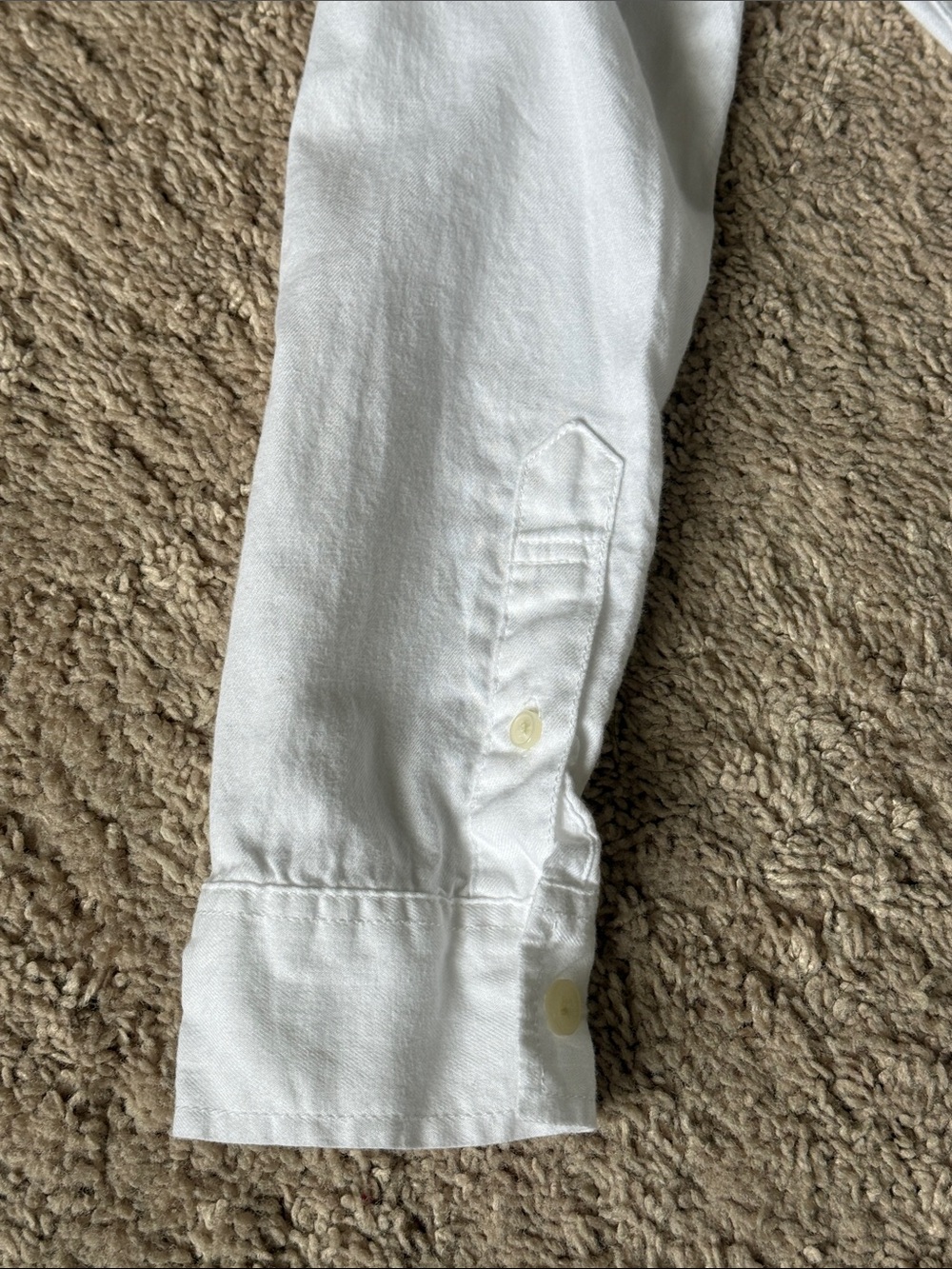 abercrombie kids White Button-Front Collared Shirt size 7/8 - Picture 8 of 10